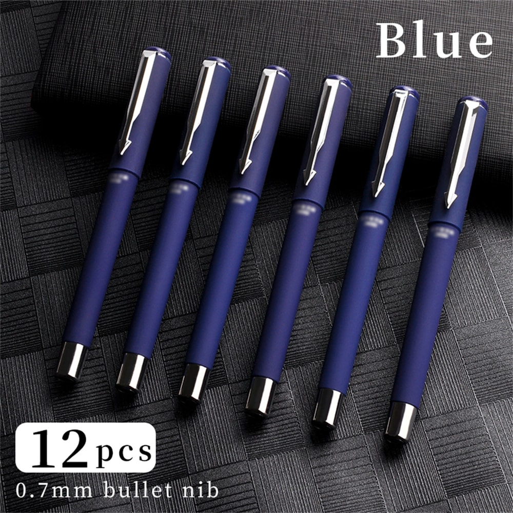 Ballpoint Pen Frosted Titanium Steel Large Capacity NeutralPen Super Smooth Writing Pen For Student 10