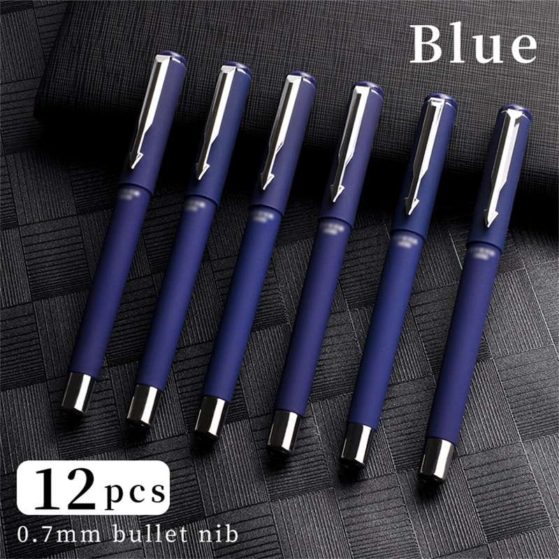Ballpoint Pen Frosted Titanium Steel Large Capacity NeutralPen Super Smooth Writing Pen For Student 10