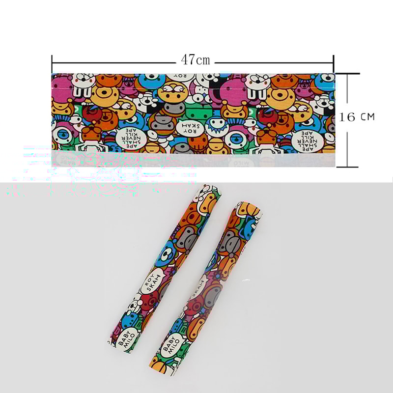 Pram Stroller Accessories, Baby Stroller Armrest Protective Case, Zipper Closure Armrest Covers for Handle Wheelchairs