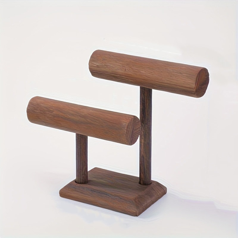 Wooden Watch Holder Stand, Jewelry Organizer for Bracelets and Necklaces, Watch Display Tower
