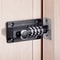 Password Lock, Black Silver Bolt Metal Door Latch, Anti-theft Safety Combination Digit Padlock, Outdoor Home Wood Gate