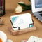 Premium Business Card Holder, Desk Organizer for Multiple Cards, Durable Construction, Recycled Wood Metal Desktop