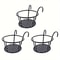 One Pack Of Iron Art Hanging Flower Pots Metal Plant Basket With Detachable Hanging Hooks For Balco 1