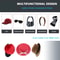 Baseball Hat Hook Traceless Hat Sticking Hook Black Minimalist Design Hat Rack Simple Earphone Neck