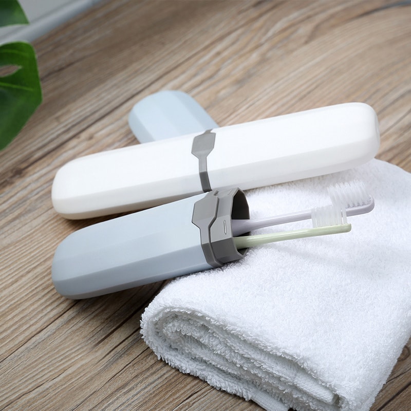 Portable Toothbrush Cover, Storage Box for Travel, Hiking, Camping, Daily Bathroom Accessories, Toothbrush Holder Case