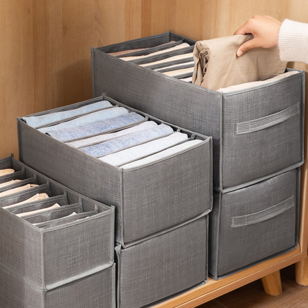 Denim and Sweater Storage Container, Convenient Home Organizer Bag for Sorting Clothes, Perfect Dormitory Storage Box