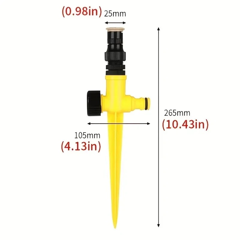 Rotation Automatic Garden Sprinkler Perfect For Lawns Farms And Greenhouses Efficient Watering Solu 4