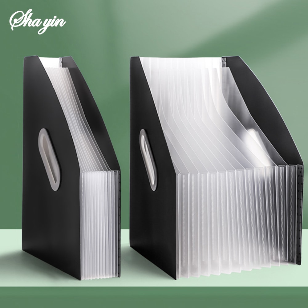Vertical Portable Folder Expandable Organ Bag Multilayer Student Paper Organizer For Office Files A 3