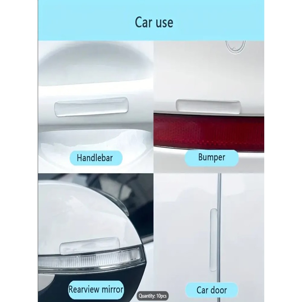 Transparent Door Impact Mats, Silicone Seal for Household Use, Mute Strip, Impact Seal Tape