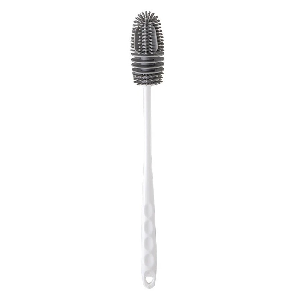 Long Handle Silicone Bottle Brush, Kitchen Cleaning Cup Brush, Thermos Glass Cleaning Brush, Bottle Cleaning Tools