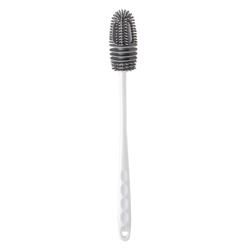 Long Handle Silicone Bottle Brush, Kitchen Cleaning Cup Brush, Thermos Glass Cleaning Brush, Bottle Cleaning Tools