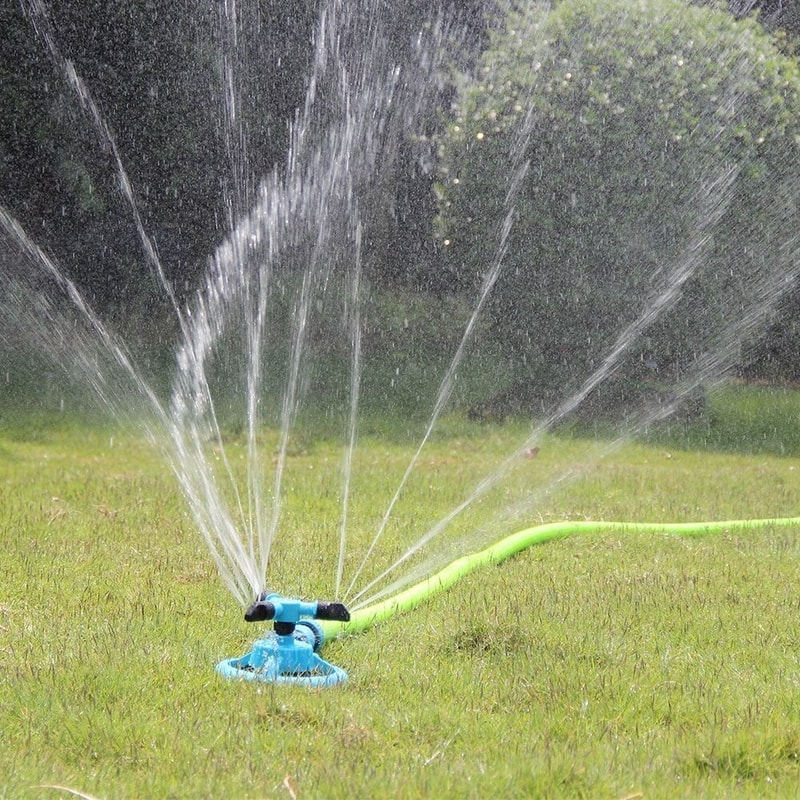 Automatic Rotating Sprinkler Nozzle Garden Lawn Water Spray Irrigation Supplies For Garden Watering 4