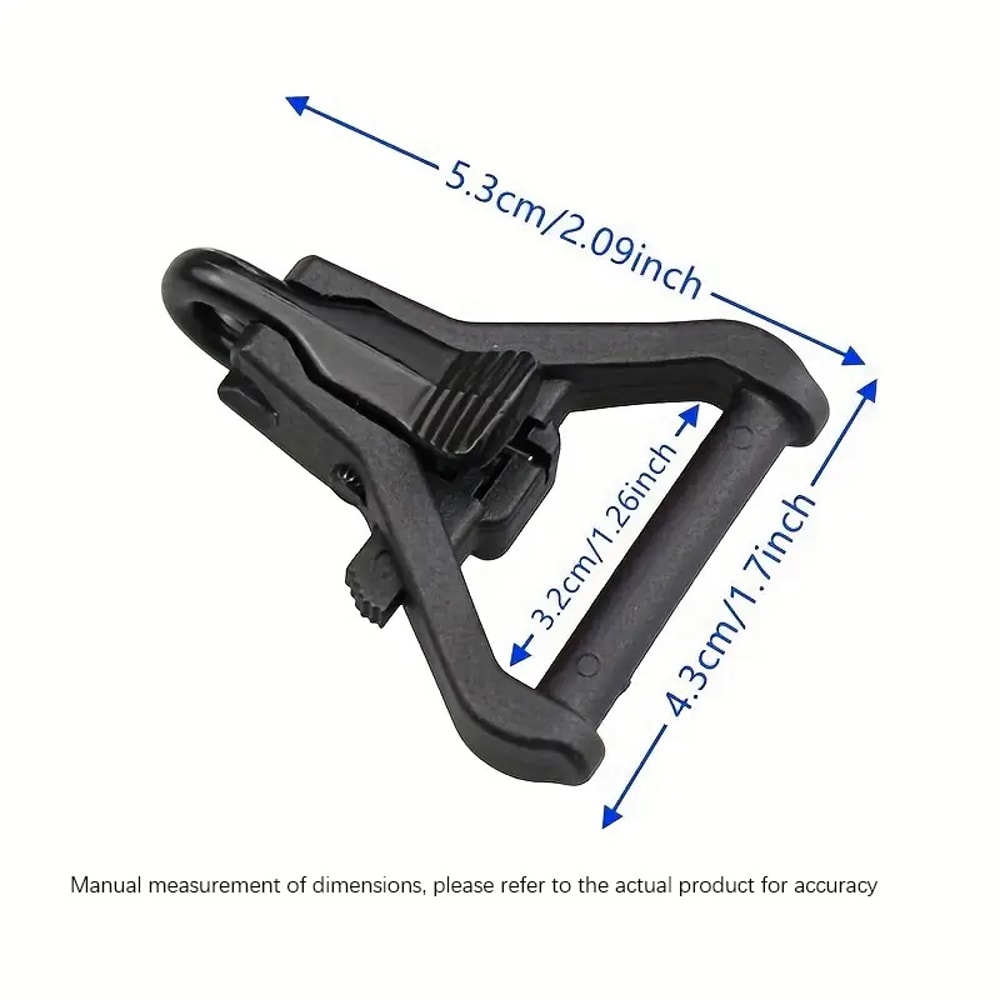 Nylon Paraclip Sling Attachment Point, Universal Fit for Webbing, Hunting Shooting Gun Accessory