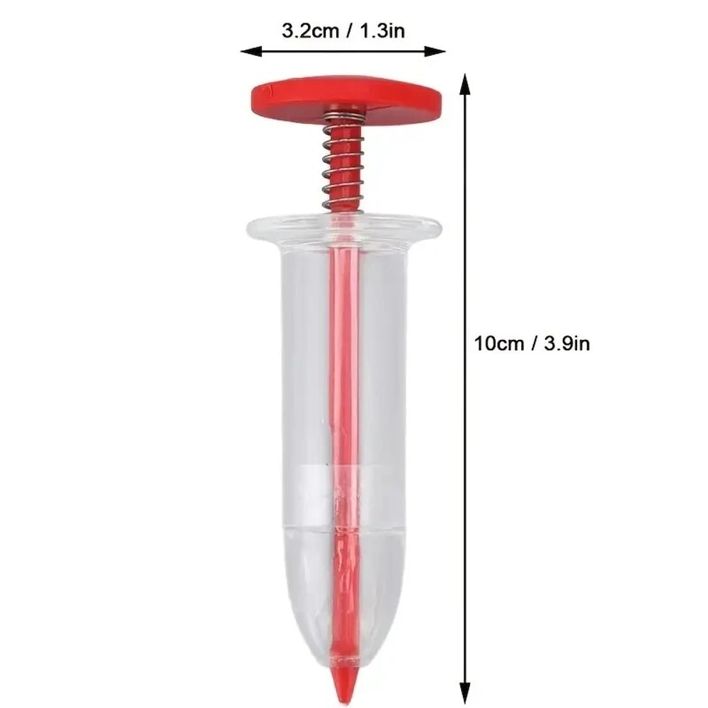Garden Seeds Dispenser Mini Handheld Seeder Flower Grass Syringe Sowing Supplies For Garden Seeds E 6
