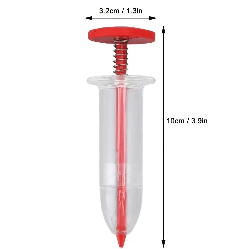 Garden Seeds Dispenser Mini Handheld Seeder Flower Grass Syringe Sowing Supplies For Garden Seeds E 6