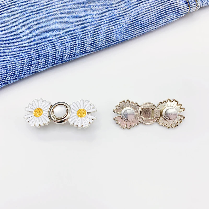 Pants Zipper Pulls, Removable Jeans Buttons, No Sewing or Tools Required for Jeans Button Pins