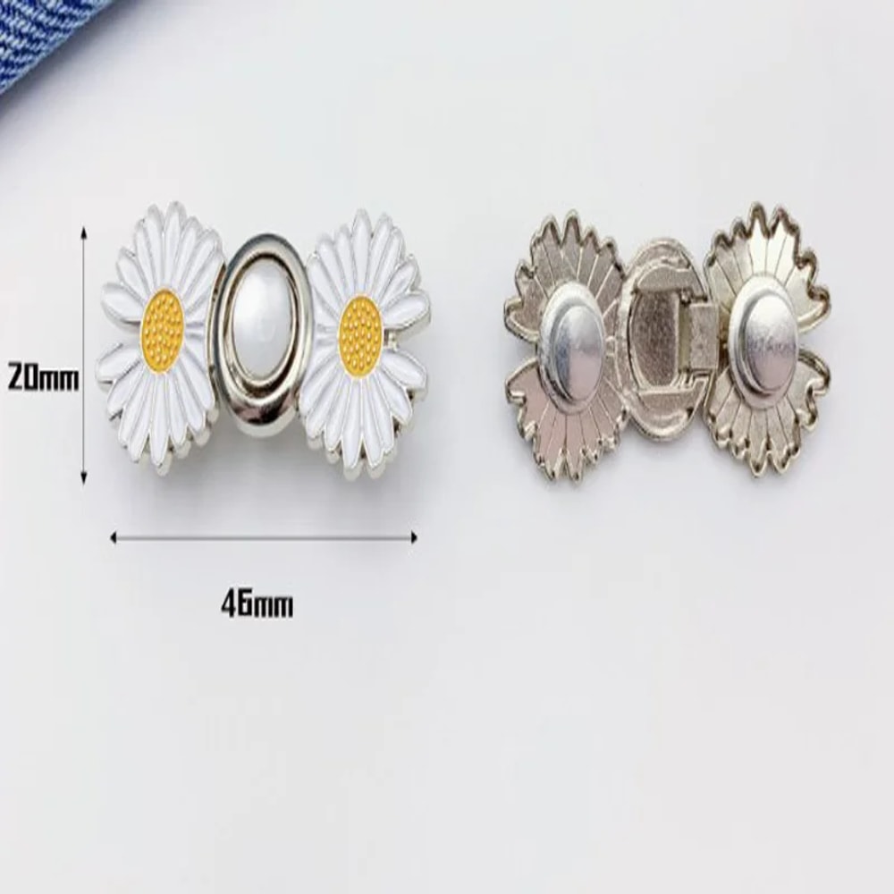 Pants Zipper Pulls, Removable Jeans Buttons, No Sewing or Tools Required for Jeans Button Pins