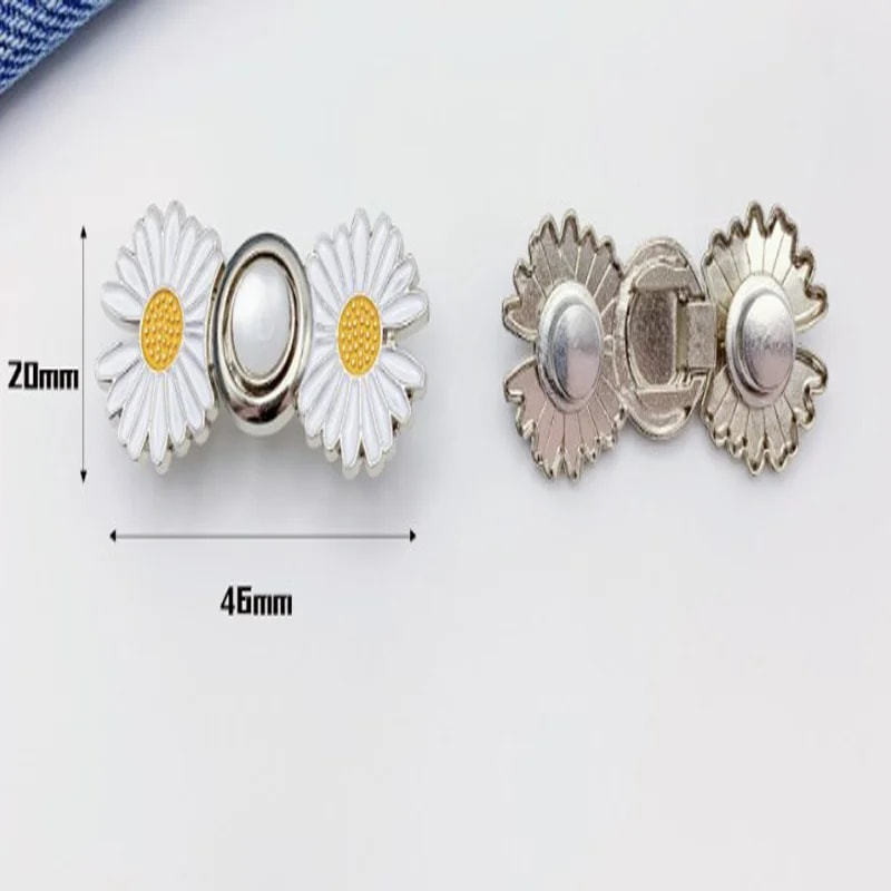 Pants Zipper Pulls, Removable Jeans Buttons, No Sewing or Tools Required for Jeans Button Pins