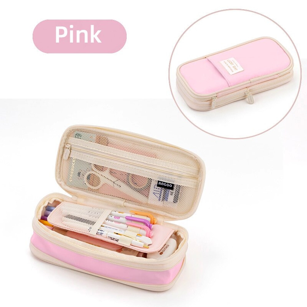 Big Capacity Pencil Pen Case Office College School Organizer Large Storage Bag Pouch Holder For Tee 7