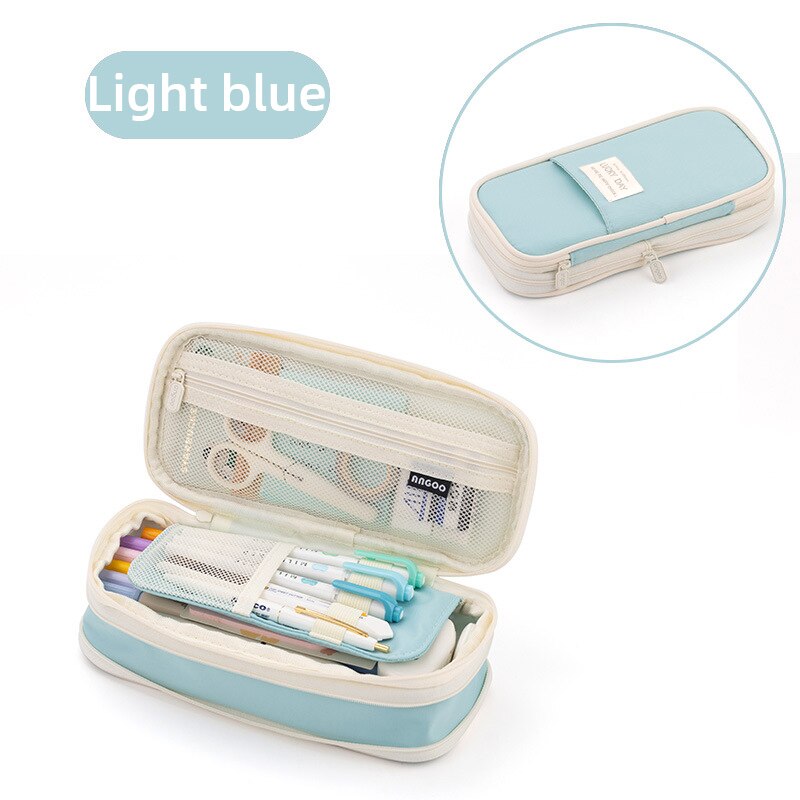 Big Capacity Pencil Pen Case Office College School Organizer Large Storage Bag Pouch Holder For Tee 8