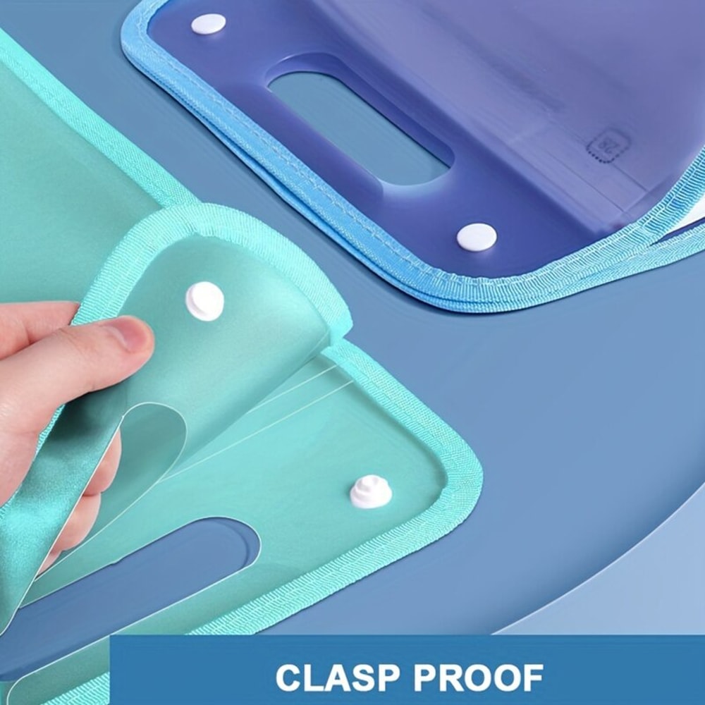 Pocket File Folders Portable A4 Letter Size Macaron Color Accordion Document Organizer For Office C 3