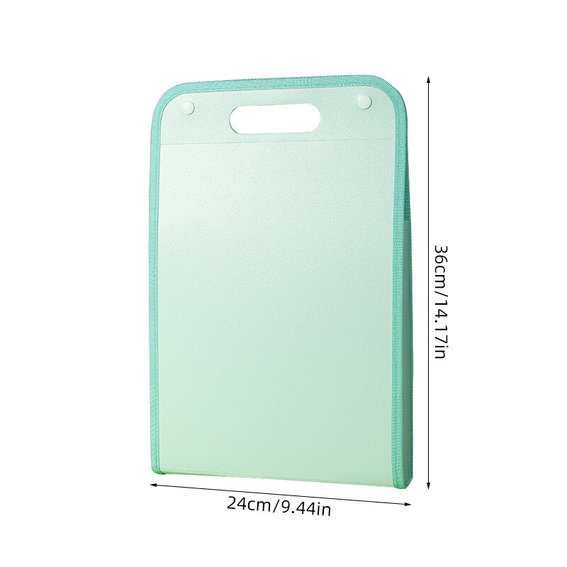 Pocket File Folders Portable A4 Letter Size Macaron Color Accordion Document Organizer For Office C 5