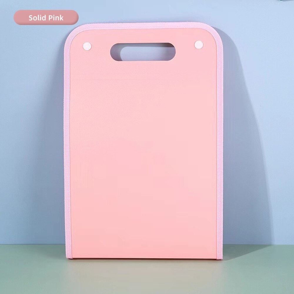 Pocket File Folders Portable A4 Letter Size Macaron Color Accordion Document Organizer For Office C 13