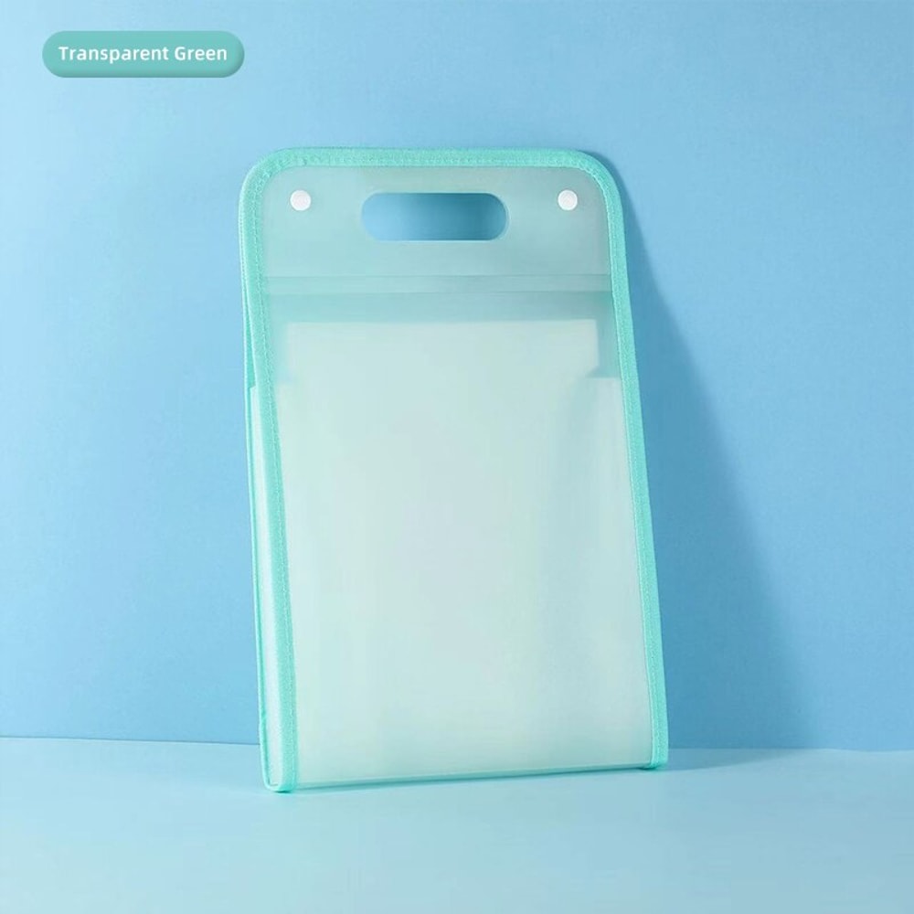 Pocket File Folders Portable A4 Letter Size Macaron Color Accordion Document Organizer For Office C 14