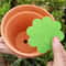 Plant Pot Hole Pad Green NonWoven Fabric Flower Shape Bonsai Bottom Soil Mat AntiCorrosion Breathab 0