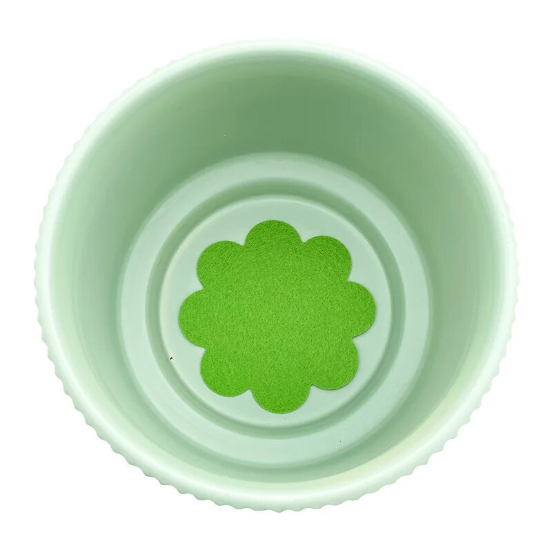 Plant Pot Hole Pad Green NonWoven Fabric Flower Shape Bonsai Bottom Soil Mat AntiCorrosion Breathab 1