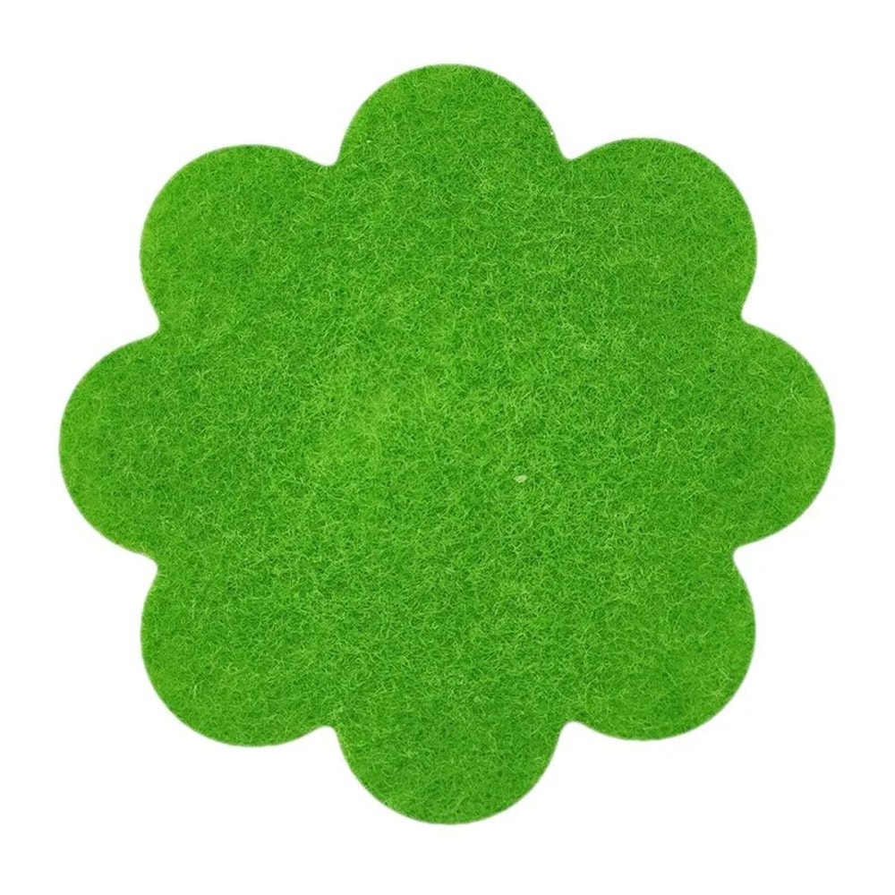 Plant Pot Hole Pad Green NonWoven Fabric Flower Shape Bonsai Bottom Soil Mat AntiCorrosion Breathab 4