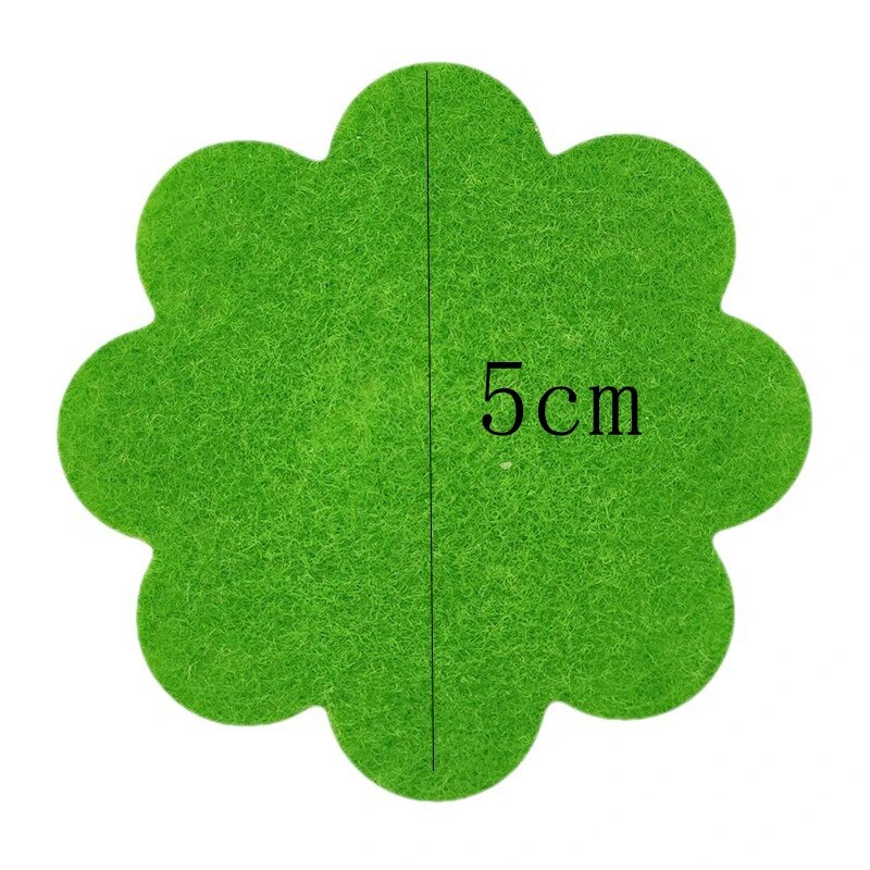 Plant Pot Hole Pad Green NonWoven Fabric Flower Shape Bonsai Bottom Soil Mat AntiCorrosion Breathab 5