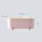 Cosmetic Storage Box With Lid, Dustproof Desktop Makeup Organizer, Cotton Powder Puff Storage Box Bathroom Organizer Box