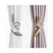 Household Convenience Curtain Buckle, Metal Simple Curtain Strap, Punching-free Install, Tying Rope Buckle for Curtains