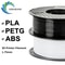 KINGROON PLAABSPETG Filament Black White Gray Rolls PLA PETG Plastic For 3D Printer 0