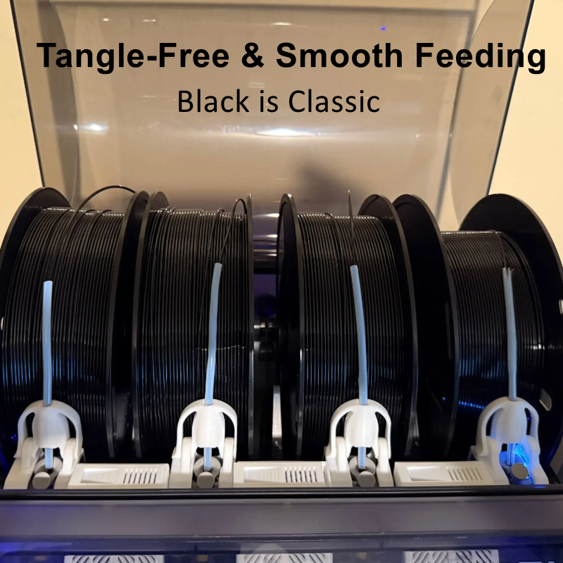 KINGROON PLAABSPETG Filament Black White Gray Rolls PLA PETG Plastic For 3D Printer 1