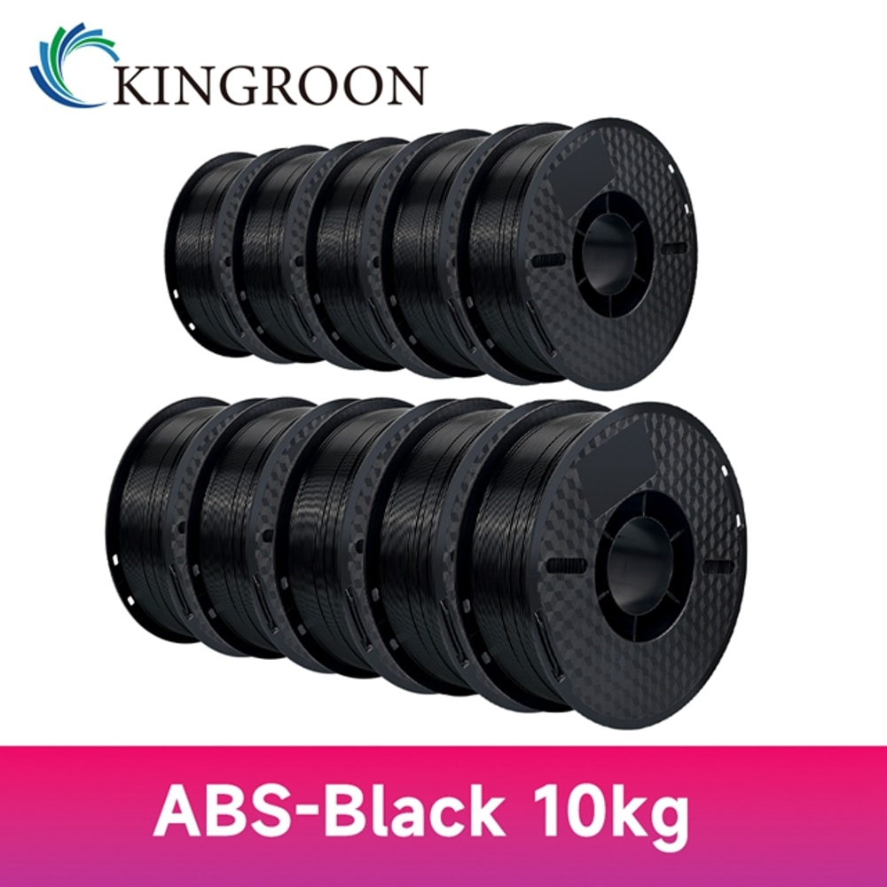 KINGROON PLAABSPETG Filament Black White Gray Rolls PLA PETG Plastic For 3D Printer 9