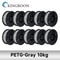 KINGROON PLAABSPETG Filament Black White Gray Rolls PLA PETG Plastic For 3D Printer 10