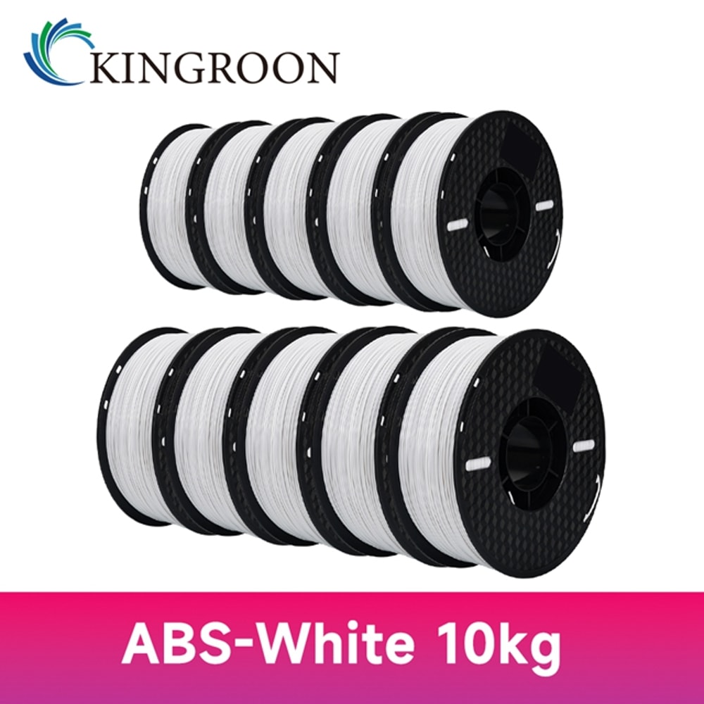 KINGROON PLAABSPETG Filament Black White Gray Rolls PLA PETG Plastic For 3D Printer 6