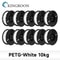 KINGROON PLAABSPETG Filament Black White Gray Rolls PLA PETG Plastic For 3D Printer 12