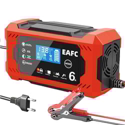 car battery charger, intelligent fast charging, pulse repair, auto-stop dual-mode for motorcycle and truck