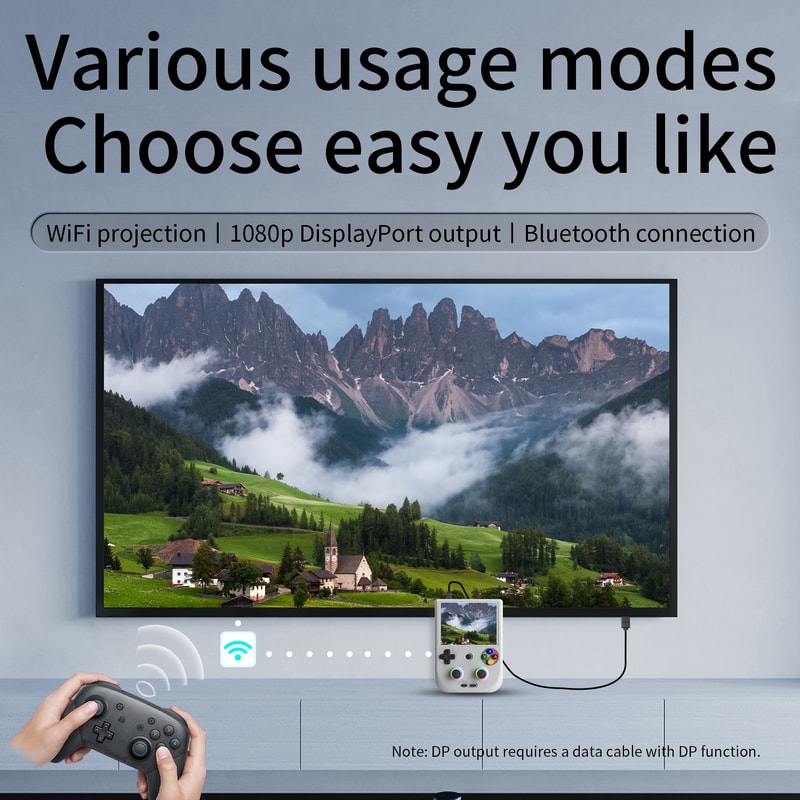 ANBERNIC RG Handheld Game Console IPS Multitouch Screen Android Retro Video Games DP Support FOTA 2