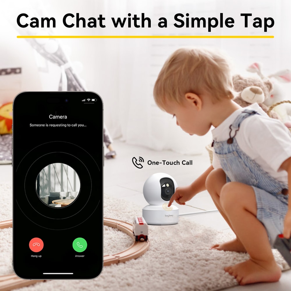 BoyKeep WiFi Indoor Home Security IP Smart Baby Monitor Camera Automatic Tracking Video Surveillanc
