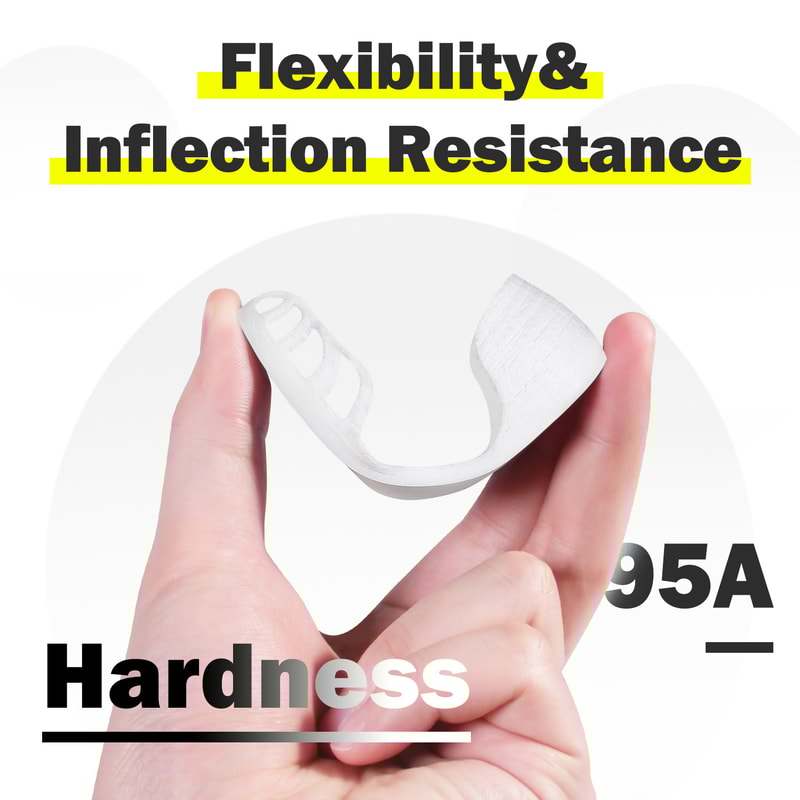 Printer Flexible Filament 1Spool Plastic NonToxic Vacuum Packaging Shore Hardness For Precise Print 1