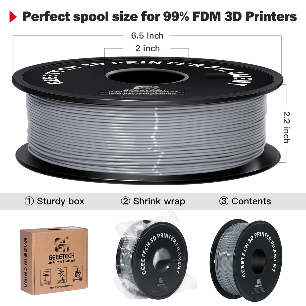 Printer Flexible Filament 1Spool Plastic NonToxic Vacuum Packaging Shore Hardness For Precise Print 10