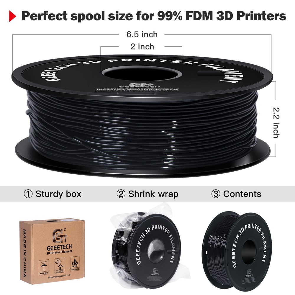 Printer Flexible Filament 1Spool Plastic NonToxic Vacuum Packaging Shore Hardness For Precise Print 12