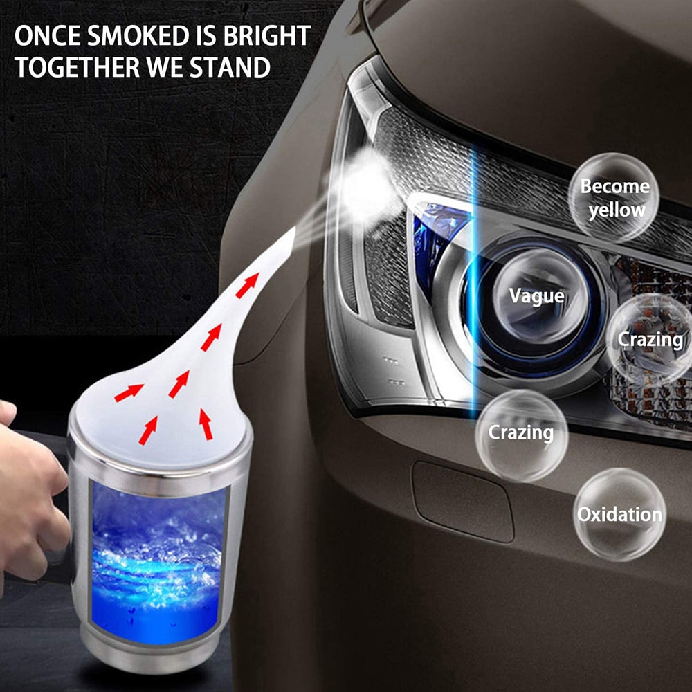 Car Headlight Polishing Kit Headlights Restoration Liquid Polymer Car Headlamp Renovation Repair Cl 1