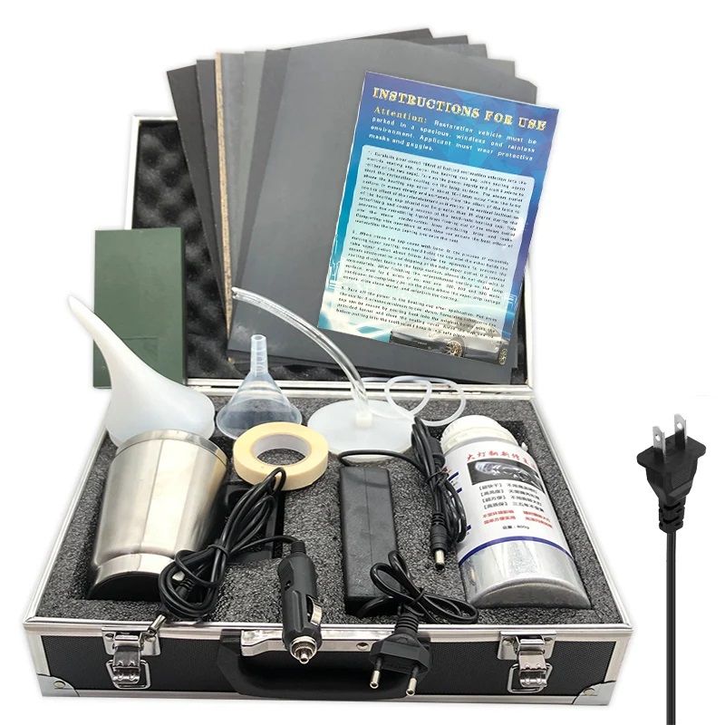 Car Headlight Polishing Kit Headlights Restoration Liquid Polymer Car Headlamp Renovation Repair Cl 2