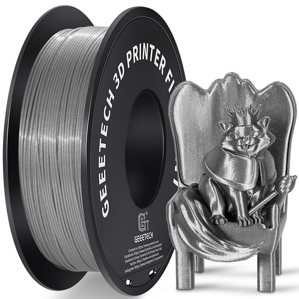 Silk PLA Filament Wire Spool Printer Material Fast Delivery Vacuum Package 4