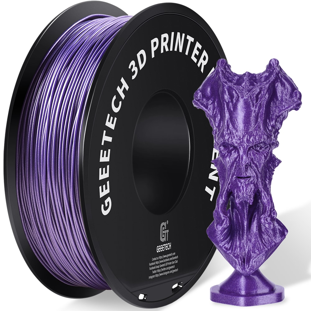 Silk PLA Filament Wire Spool Printer Material Fast Delivery Vacuum Package 6